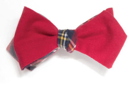 Infinite Hall Pass - Reversible red bow tie