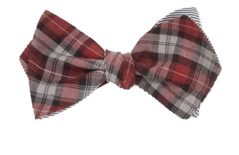 Le Sommelier - Red, Grey and Black cotton plaid